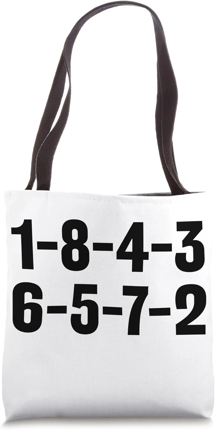 1-8-4-3-6-5-7-2 Firing Order Small Block Engine V8 Big Block Tote Bag