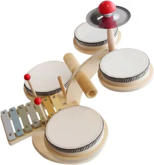 1 Set Drum Set Educational Musical for Jazz Drum Kit Playset for Rhythm and Beat Development for Creative Play and Sensory Skills