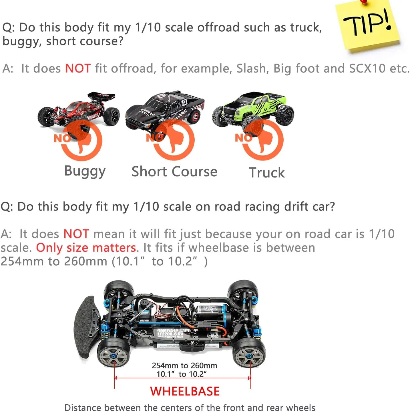 1/10 Scale RC Printed Precut Drift Racing Touring Onroad Car Body Shell Width 200mm (Lykan)