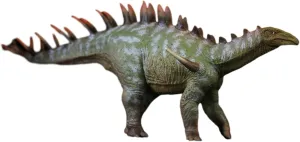 1:35 Scale Dacentrurus Figure Stegosaurus Stegosauridae Simulation Animal Science Art Model Dinosaur Collection Wonderful Decoration Gift for Adult (Green)