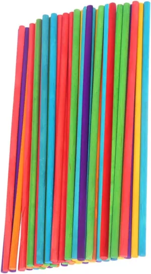 150pcs Wooden Rhythm Sticks for Kids Musical Instruments Set Drumsticks for Toddlers