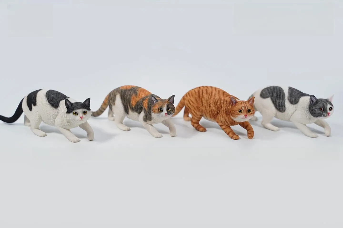 1:6 Scale Chinese Garden Cat 3.0 Figure Realistic Felidae Resin Cat Model Collector Animal Creative Decor Gift for Adult (JXK179A2)