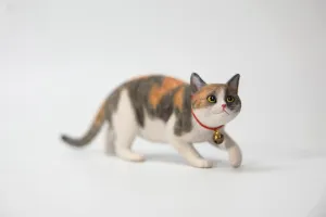 1:6 Scale Chinese Garden Cat 3.0 Figure Realistic Felidae Resin Cat Model Collector Animal Creative Decor Gift for Adult (JXK179A2)
