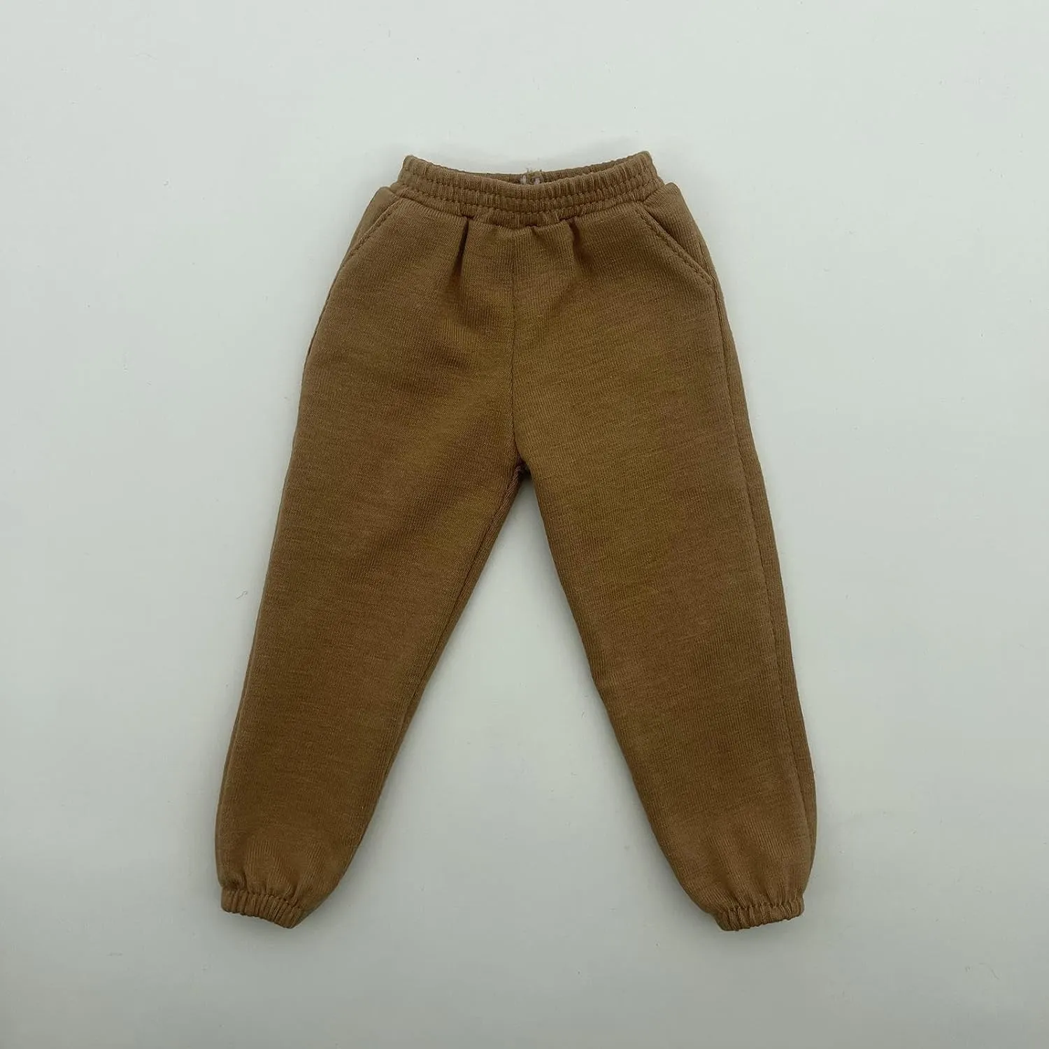 1/6 Scale Sweat Pants Male Action Figure Clothing Creative Casual Pants Miniature Sport Pants for 12in Figures Body Accs, Brown