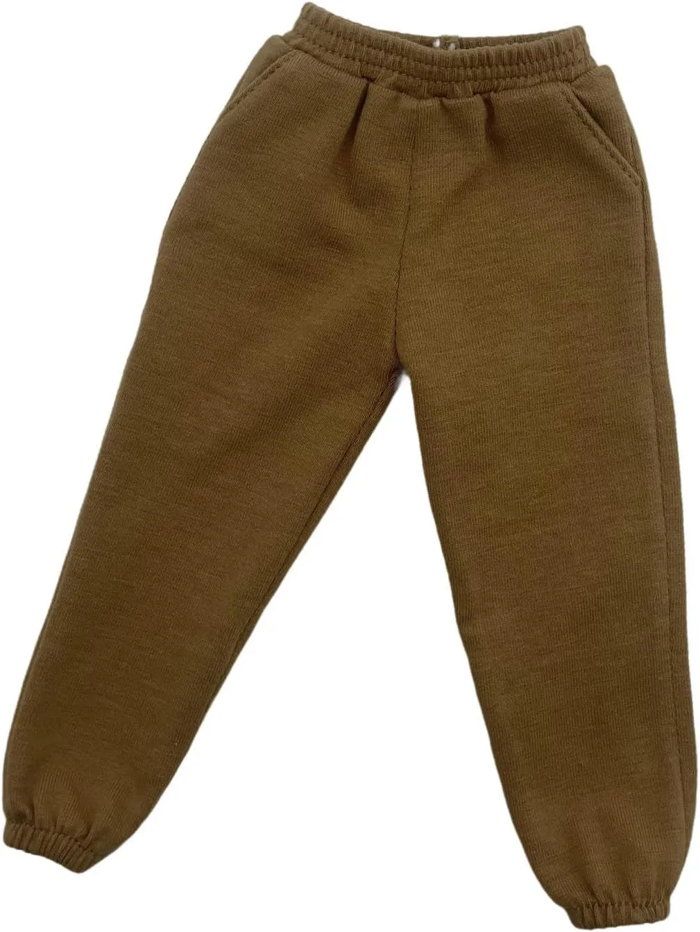 1/6 Scale Sweat Pants Male Action Figure Clothing Creative Casual Pants Miniature Sport Pants for 12in Figures Body Accs, Brown