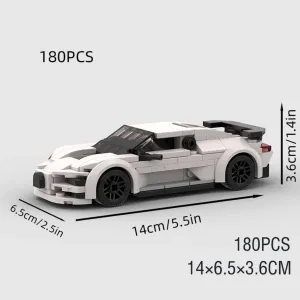 180 PCS MOC Car Building Set Speed Champions Cars Building Blocks Sports Racing Car Vehicle Toys for Children Boy Audults