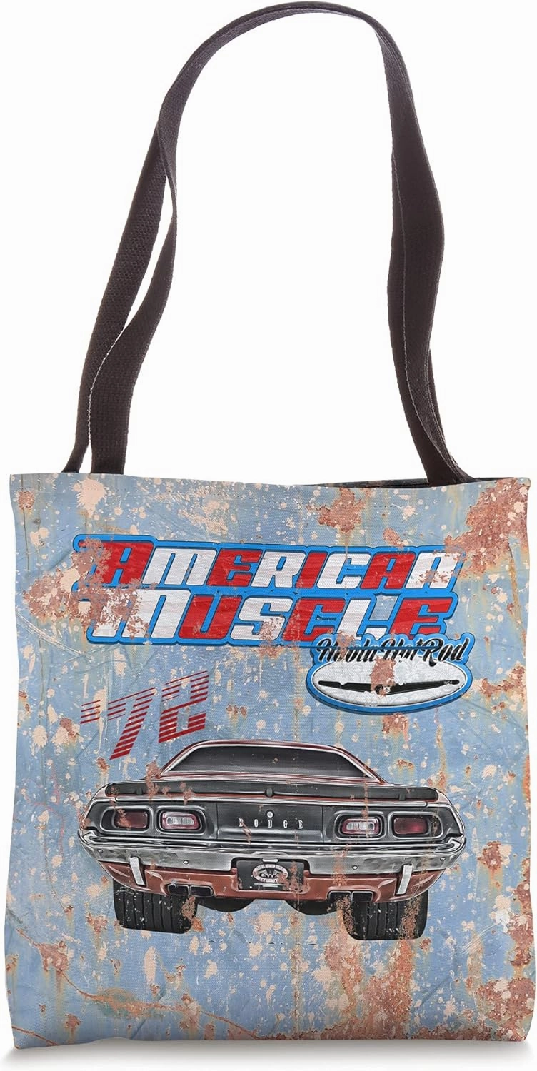 1972 Challenger,Hot Rod,Muscle Car,Magnum,R/T SE,440,Rally Tote Bag