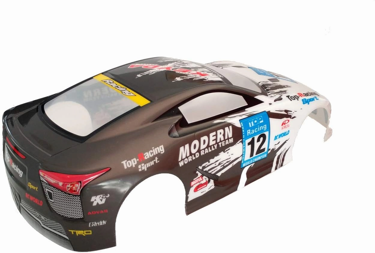 1/10 Scale RC Printed Precut Drift Racing Touring Onroad Car Body Shell Width 190mm with Wing Mirror Accessories (LFA)