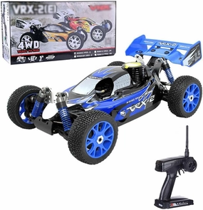 1/8 Nitro RC Car 20IN for Adult 90KM/H 4WD FC21 Nitro Engine Gas Power Remote Control Truck 125CC Fuel Tank Luminum Alloy Chassis Methanol Engine RC Vehicle Machine for Experienced (Black)