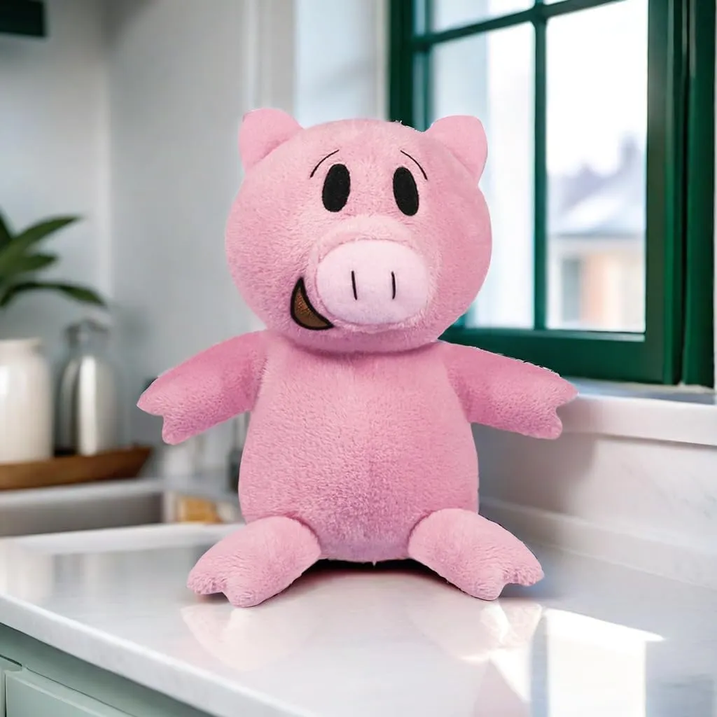2024 New Blue Elephant and Pink Pig Plush Toys,for Boys and Girls Animal Toys,Christmas Valentine's Day Room decoration Party Gifts (Pink Pig)