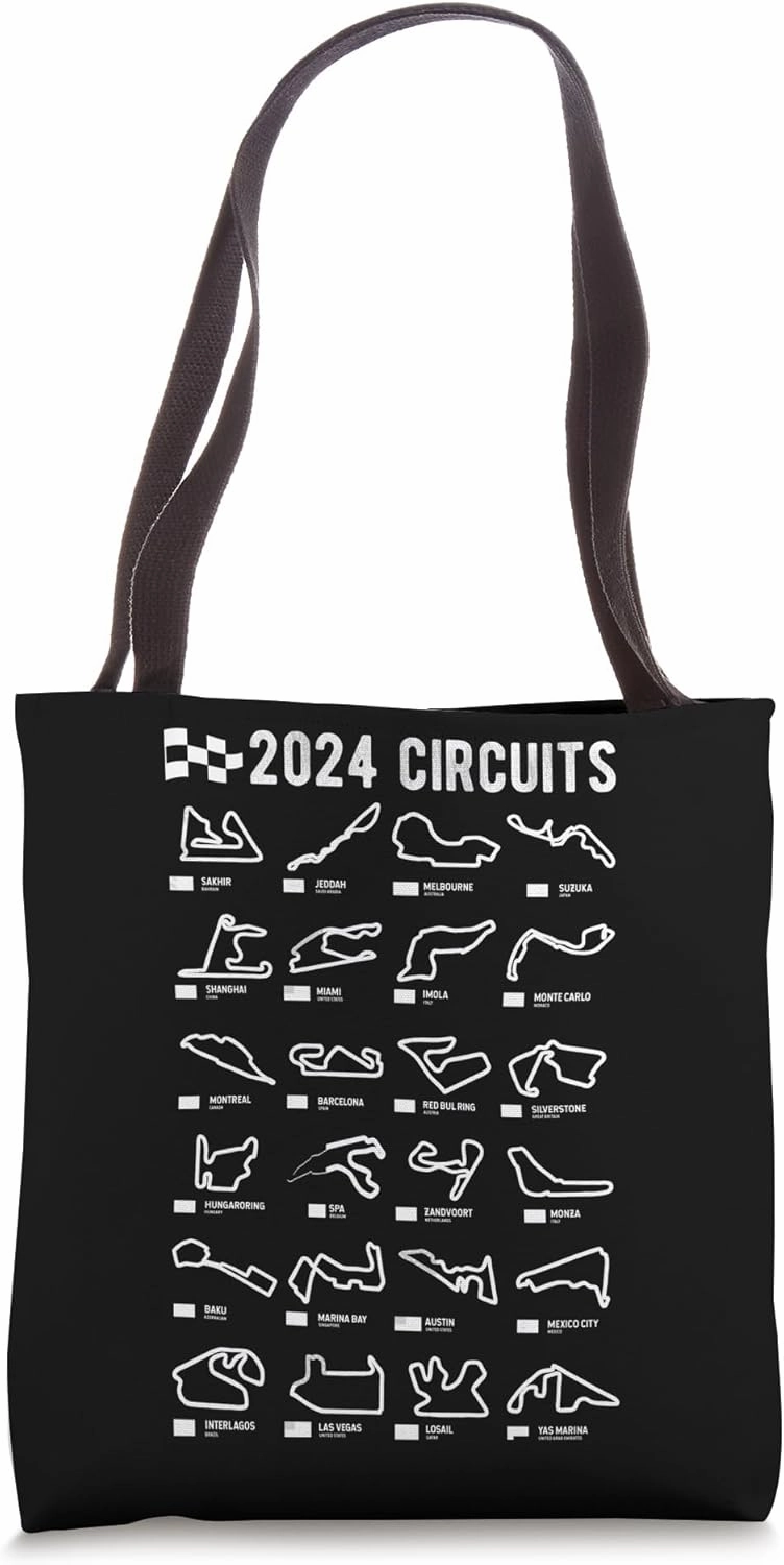 2024 Circuits Race Car Circuits Tote Bag