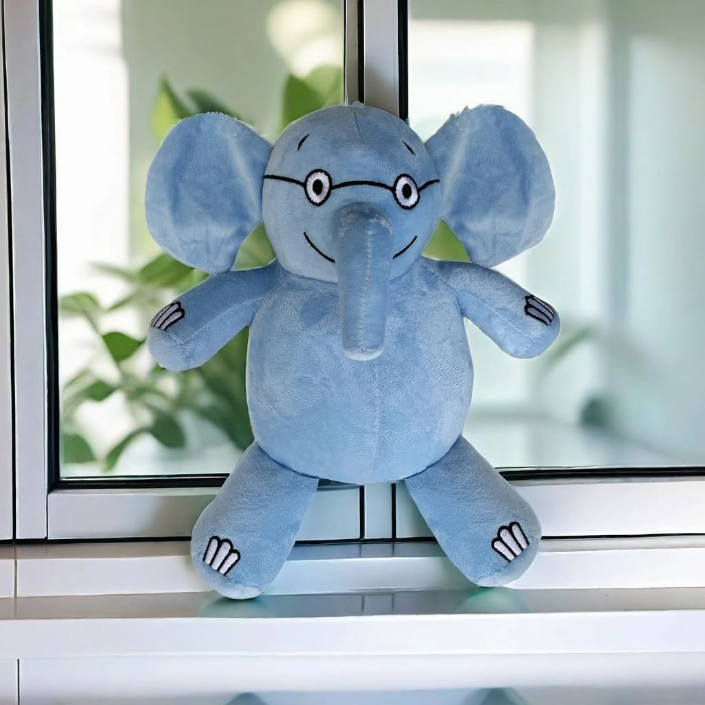 2024 New Blue Elephant and Pink Pig Plush Toys,for Boys and Girls Animal Toys,Christmas Valentine's Day Room decoration Party Gifts (Blue Elephant)