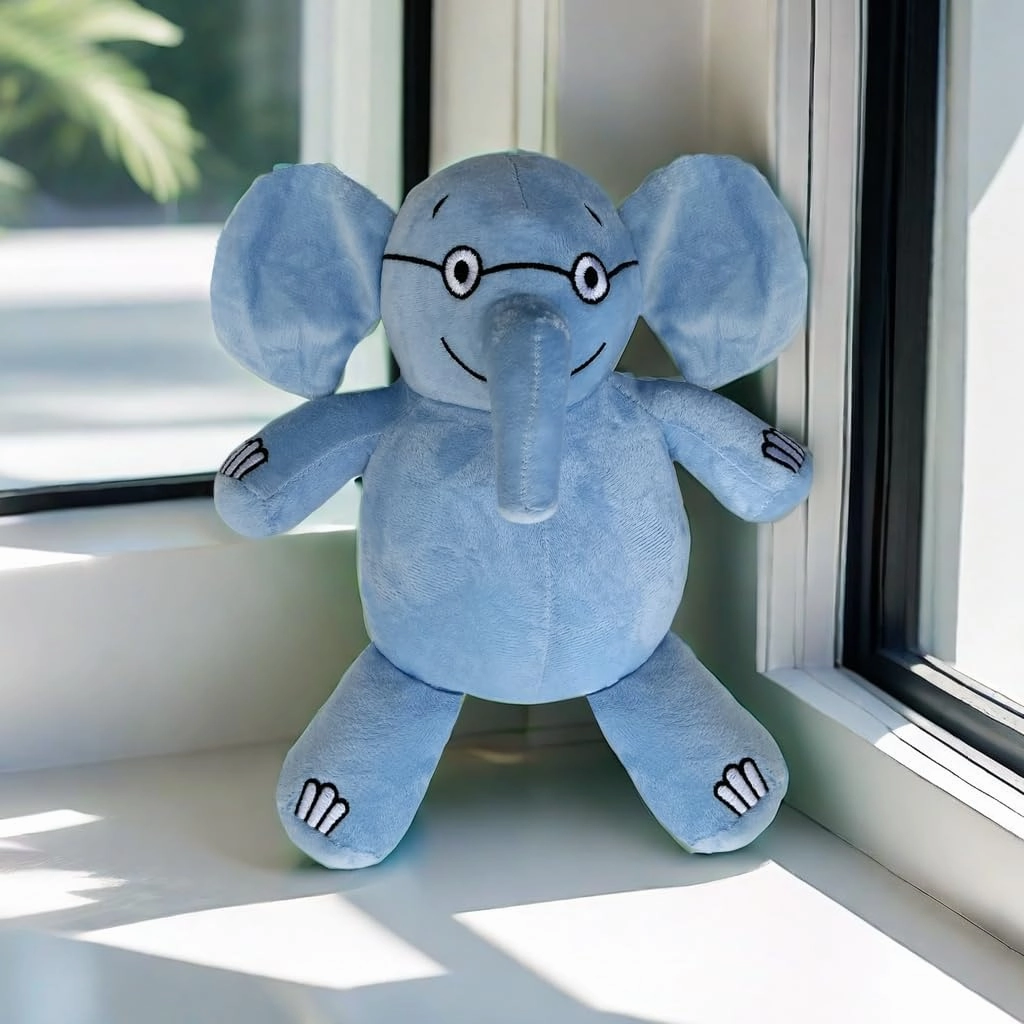 2024 New Blue Elephant and Pink Pig Plush Toys,for Boys and Girls Animal Toys,Christmas Valentine's Day Room decoration Party Gifts (Blue Elephant)