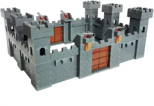 2374pcs DIY Stronghold Medieval Castle for Military Battle Building Block Knights Warrior Middle Age Fortress Brick Set