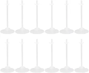 24pcs Doll Stands Dolls Action Figures Adjustable Doll Display Holders Transparent Model Support Racks Shops Suitable High Dolls
