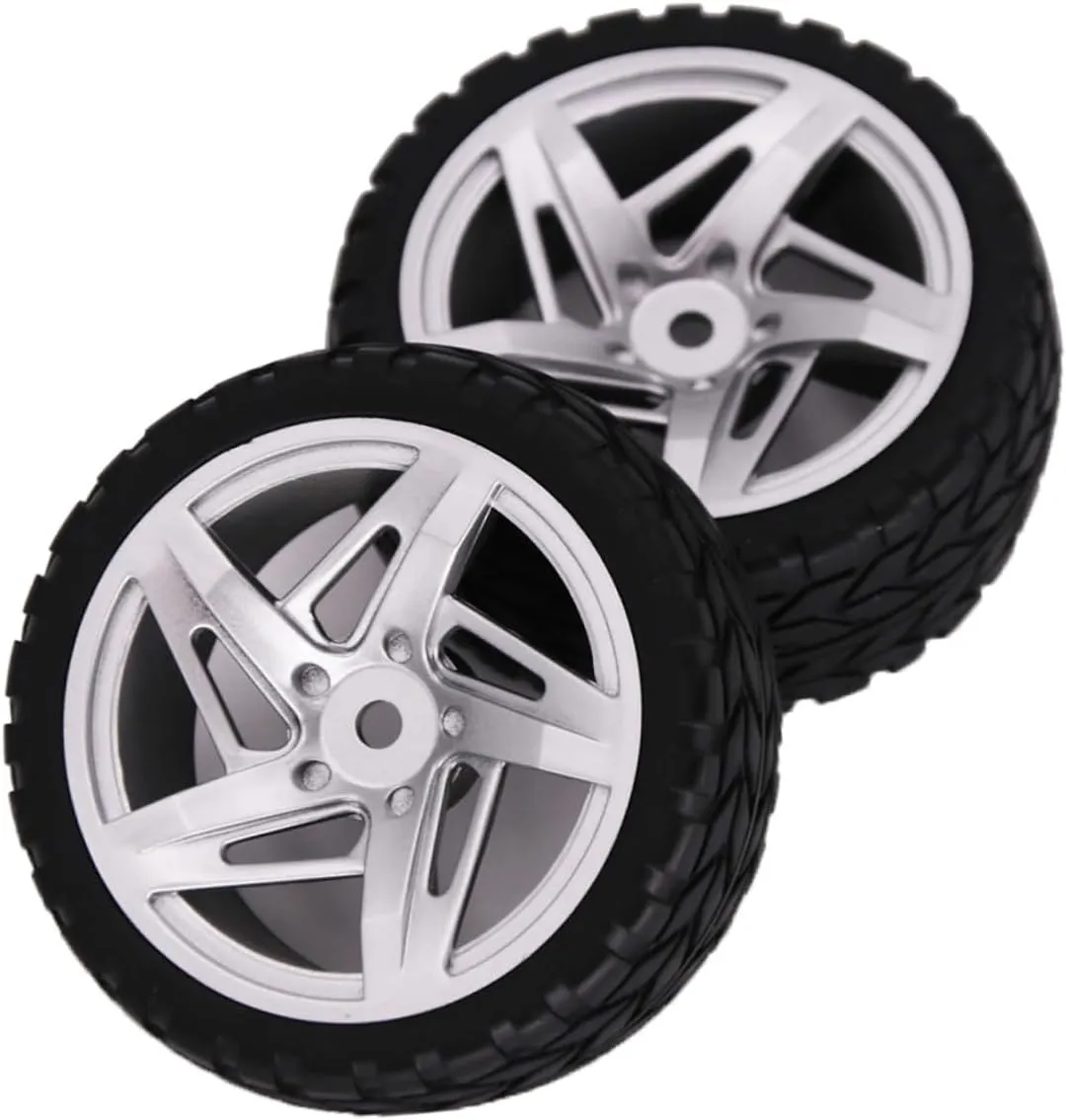 2pcs Metal Hub Wheel Rims for Crawler Racing Car Accessories Lightweight High Wear-Resistant Easy Installation Upgrade Parts Road Models