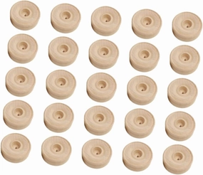 32pcs Wooden Wheels for - Vintage Mini Car & Truck Craft Accessories - Ideal for Projects