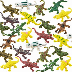 36 Pieces Crocodile Toy 2. 75 Inch Alligator Simulation Realistic Plastic Alligator Wild Life Jungle Animal Model Figure Toy Crocodiles for Alligator Party Goodie Bag Stuffers Classroom Prizes