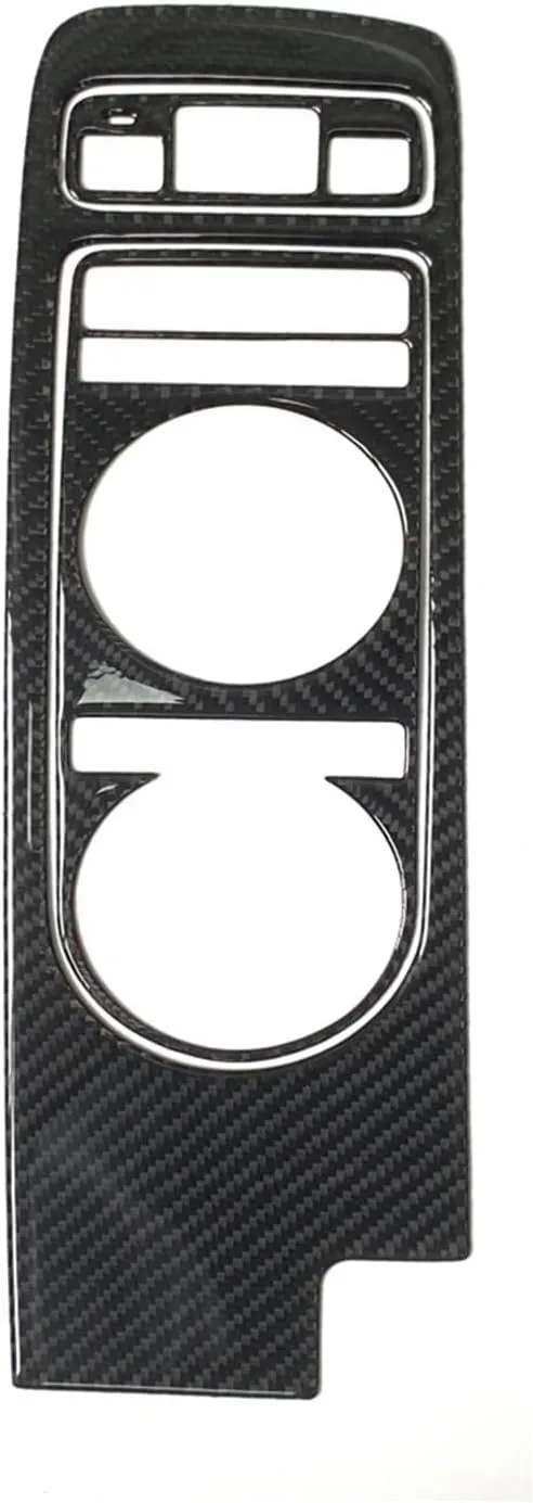 3pcs Real Carbon Fiber Tuning Accessories Center Console Gear Shift Control Panel Sticker Compatible for Genesis GV70 2022 2023