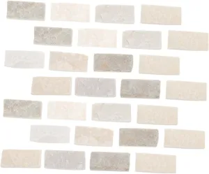 40pcs Miniature Bricks for DIY Craft Projects Tiny Simulation Bricks for Fish Tank Landscaping and Plant Garden Figures Compact Decorative Stones for Micro Landscape Designs