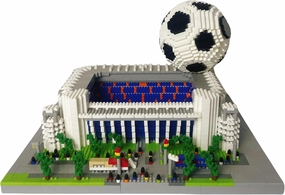 4800 pcs Madrid Soccer Stadium with Soccer Ball Micro Mini Building Blocks Toy Set Creating an Exclusive Football Field, Proud Exhibits and Gift for Adult Fans, Challenging Artistic Works