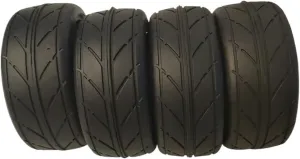 4pcs Soft Rubber Tread Tires Compatible with 1/10 RC Drift Racing Cars Compatible with TT01 TT02 Upgrade