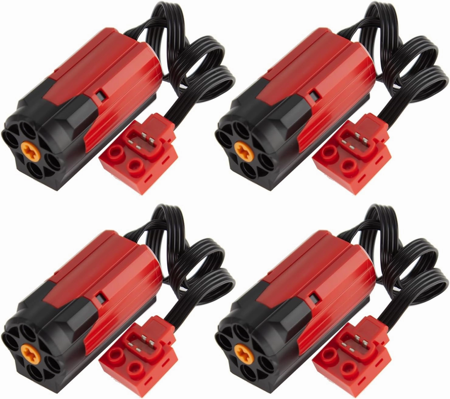 4Pcs Power-Function Set Enhanced Red Medium-Motor Compatible with Major Brand Technic-Parts Building-Block