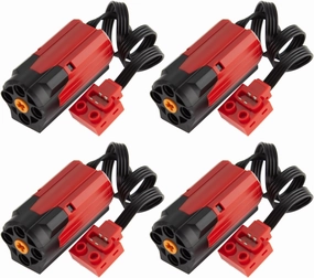 4Pcs Power-Function Set Enhanced Red Medium-Motor Compatible with Major Brand Technic-Parts Building-Block