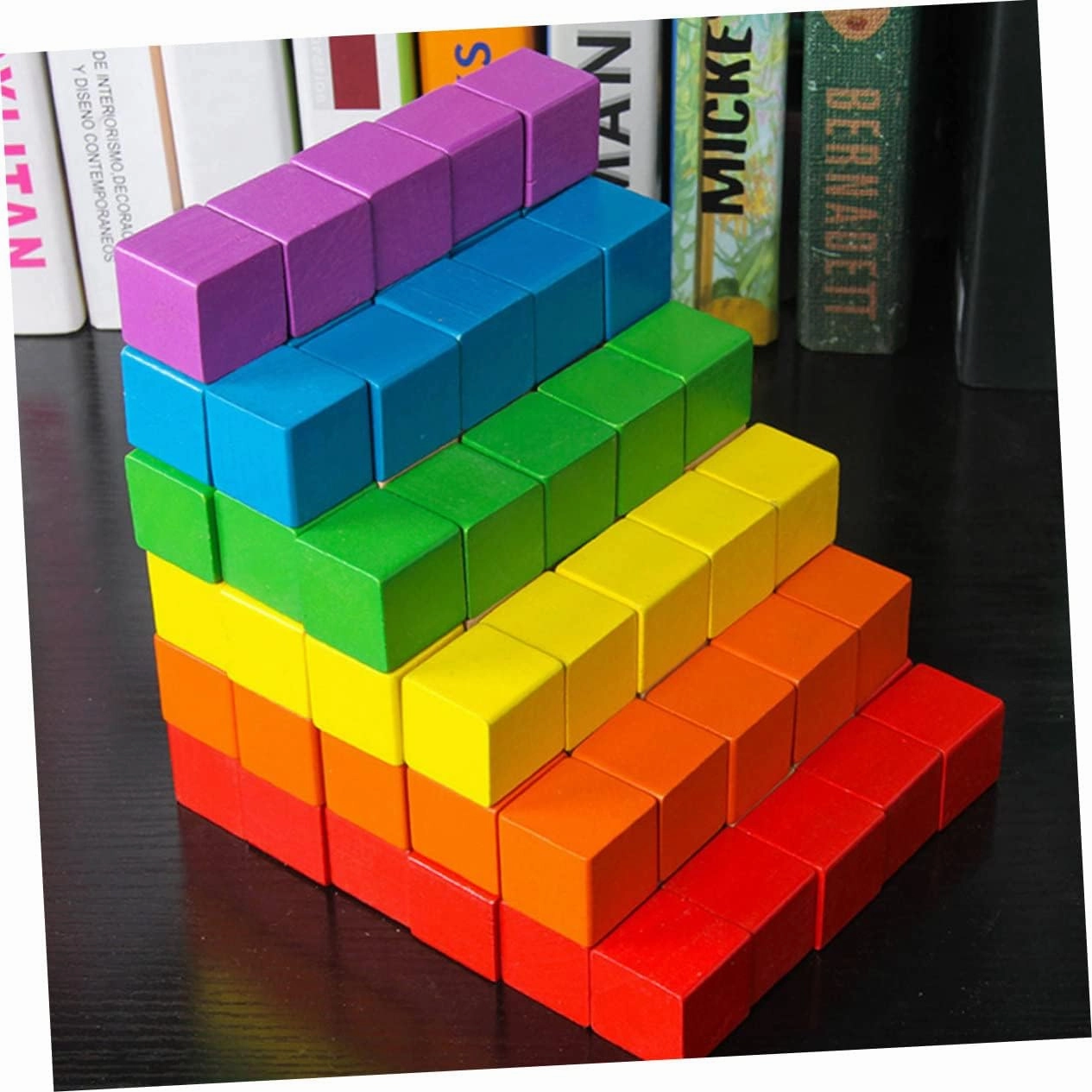 50pcs Centimeter Cubes Set Square Geometric Solids Craft Cube for Boys and Girls DIY Projects