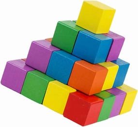 50pcs Centimeter Cubes Set Square Geometric Solids Craft Cube for Boys and Girls DIY Projects