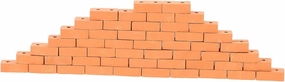 50pcs Miniature Brick Models Kit for Boys and Girls Architecture Bricks for Model Building and Table Decoration