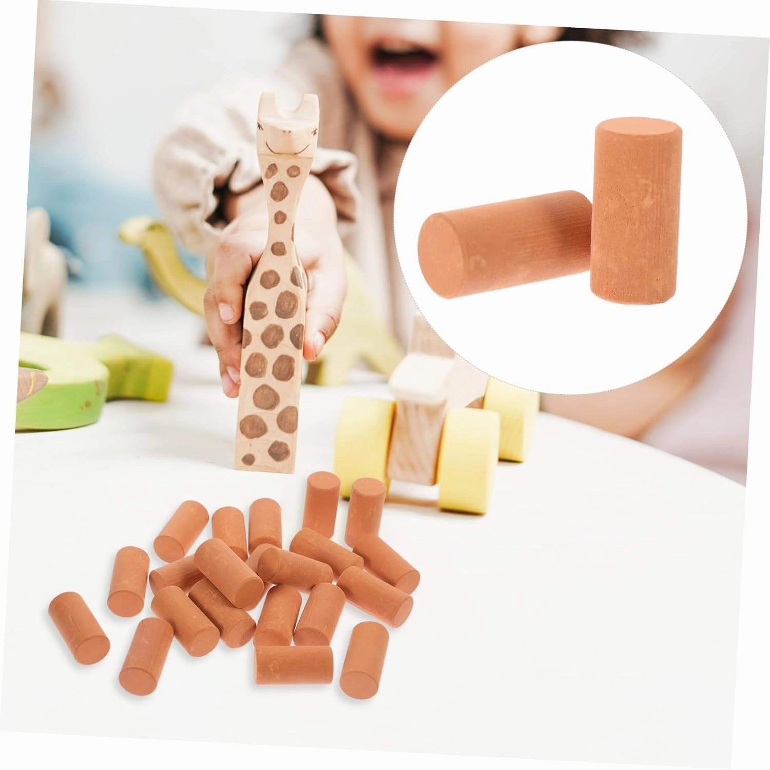 50pcs Miniature Realistic Bricks Model Accessories for Dollhouse and Table Architecture Crafting Projects for Landscape Decoration