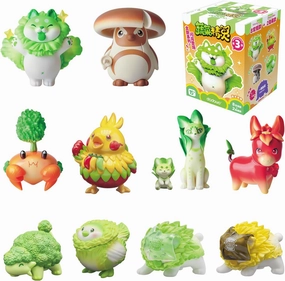 52TOYS Vegetables Fairy 3rd Action Figure, 1Pc Collectible Toy Kawaii Creative Gift Room Decor Desktop Decoration 3.5 Inch, Gift for Birthday Party