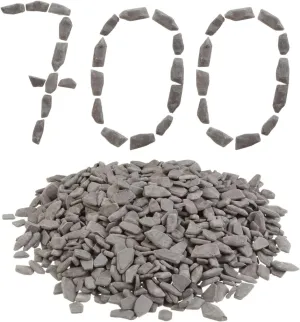 700 pcs, Mini Bricks for Crafts, Tiny Bricks for Landscaping, Miniature Pavement Bricks, 1/12 Scale Dollhouse Accessories