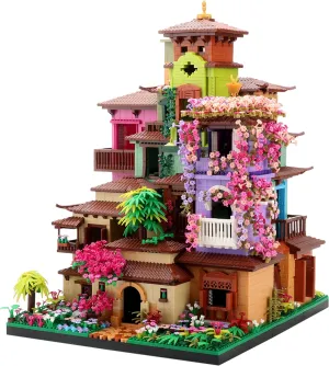 7080PCS Architecture Cherry Blossom Villa Tree House Micro Mini Bricks Building Blocks Set, Ideas Creative Collectible Models Presents for Teens Adults and Girls