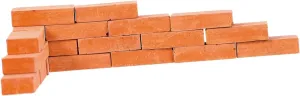 80 Pcs Simulated Bricks Miniature Wall Brick Model Simulation Brick Buildings Micro Landscape Brick Brick Building Blocks Mini Sand Table Brick Model Red Clay