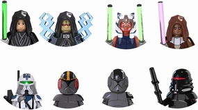 8-pcs Science Fiction Action Figures Series Building Figures Repairer Mini figures Fans Set.