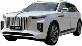 Alloy Resin Car Vehicle Model 1 18 Fit for Hongqi E-HS9 White Off-Road Vehicle Alloy Toy Diecast Model Car Collection Gifts Festive Deluxe Gift