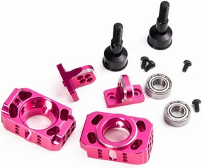 Aluminum Alloy RC Steering Suspension Knuckle Kit Adjustable Steering Cup for 1/10 Sakura D4 AWD RWD RC Drift Racing Car On Road RC Climbing Car Upgrade Parts Accessories