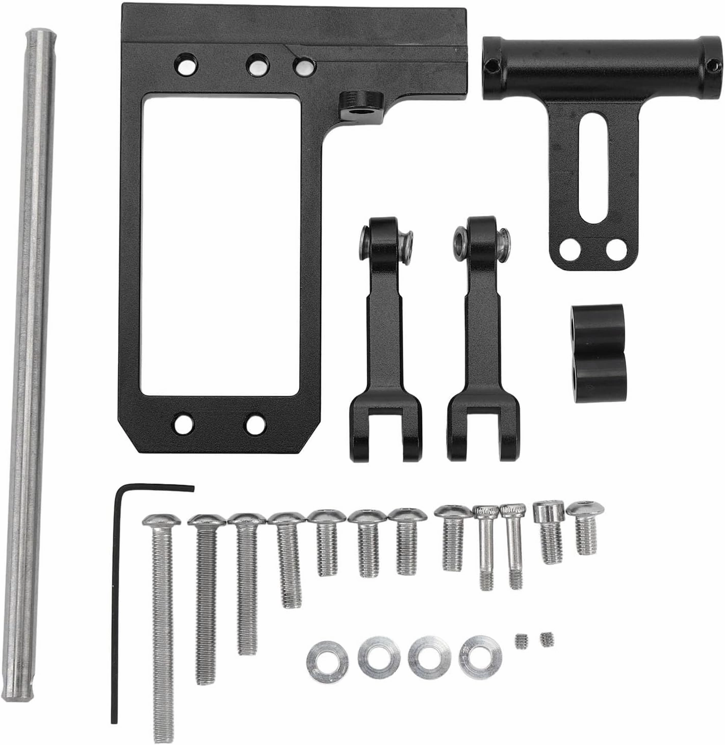 Aluminum Hydraulic Pull Rod KIT for VP F10 RC Cars Black