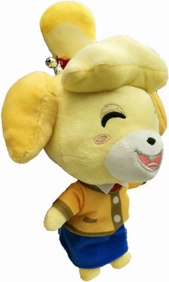 Animal Crossing New Leaf Plush Toy Suitable for Collection, Animal Crossing: New Horizons Stuffed Doll Toy for Boy Girl Christmas Halloween Birthday Gift, 8“ (Isabelle)