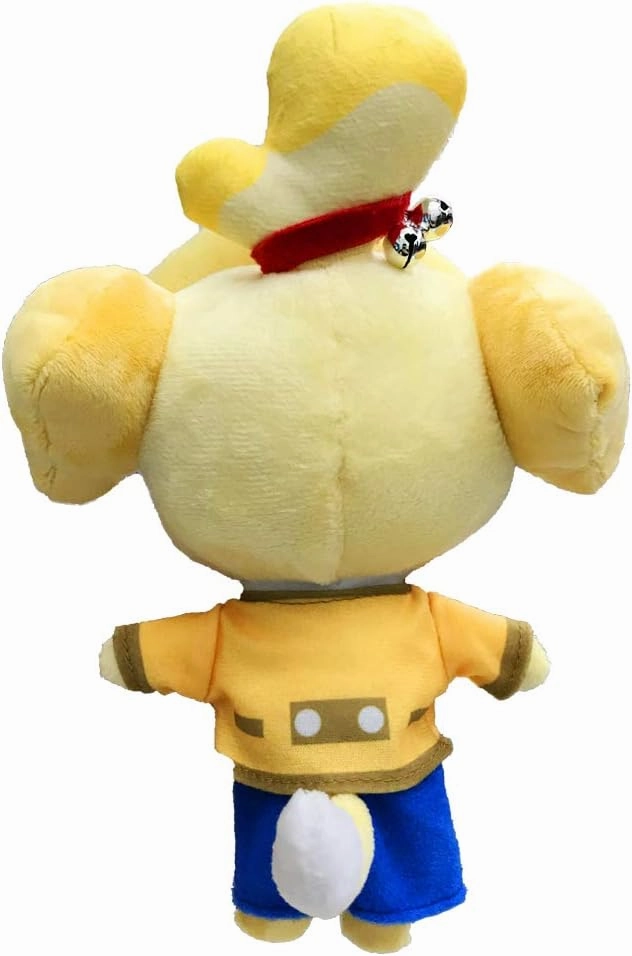 Animal Crossing New Leaf Plush Toy Suitable for Collection, Animal Crossing: New Horizons Stuffed Doll Toy for Boy Girl Christmas Halloween Birthday Gift, 8“ (Isabelle)