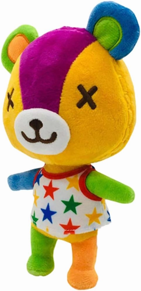 Animal Crossing New Leaf Plush Toy Suitable for Collection, Animal Crossing: New Horizons Stuffed Doll Toy for Boy Girl Christmas Halloween Birthday Gift, 8“ (Stitches)