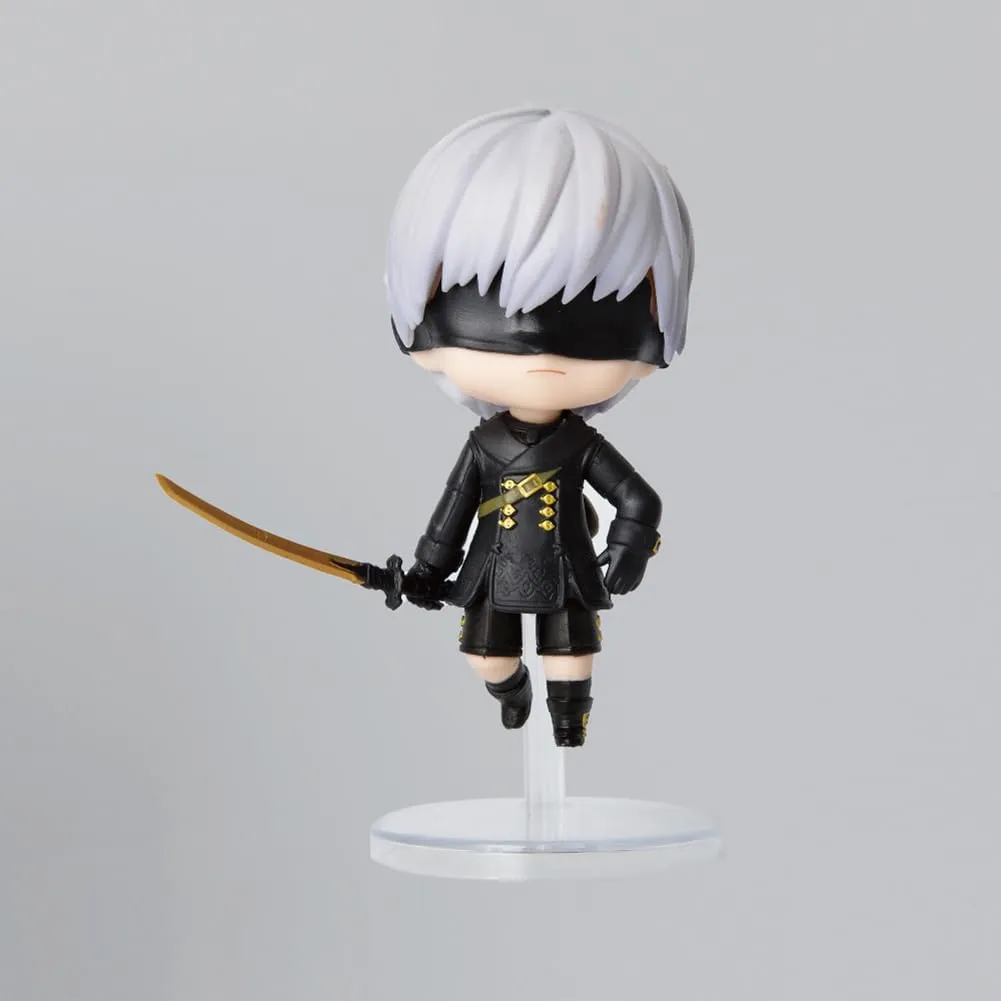 Anime 2B Figure Statue Set 5PCS,2B/A2/9S Action Figure Game Lady A2automata/2Bautomata/9Sautomata Figurine Cute Cake Topper Party Cake Decoration Collection 3.94in