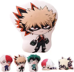Anime Plush Toy Doll -Anime Hero Figure Pillow Toy Novelty Cartoon Image Throw Pillow Bed Couch Creative Toy Gifts Teens Girls Kids