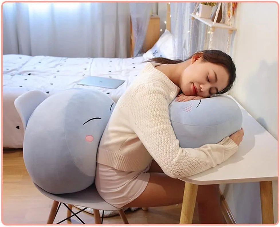 Anime That Time I Got Reincarnated as a Slime Plushie Anime Tensei Shitara Slime Datta Ken Tempest Rimuru Stuffed Doll Plush Pillows Plush Stuffed Doll Pillow Toys Gifts (17.7in, Happy)