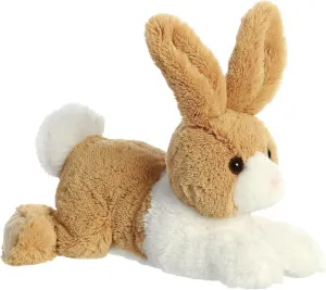 Aurora® Adorable Flopsie™ Dutch Rabbit Stuffed Animal - Playful Ease - Timeless Companions - Tan 12 Inches