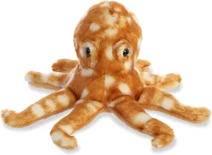 Aurora® Adorable Mini Flopsie™ Atlin Octopus Stuffed Animal - Playful Ease - Timeless Companions - Orange 8 Inches