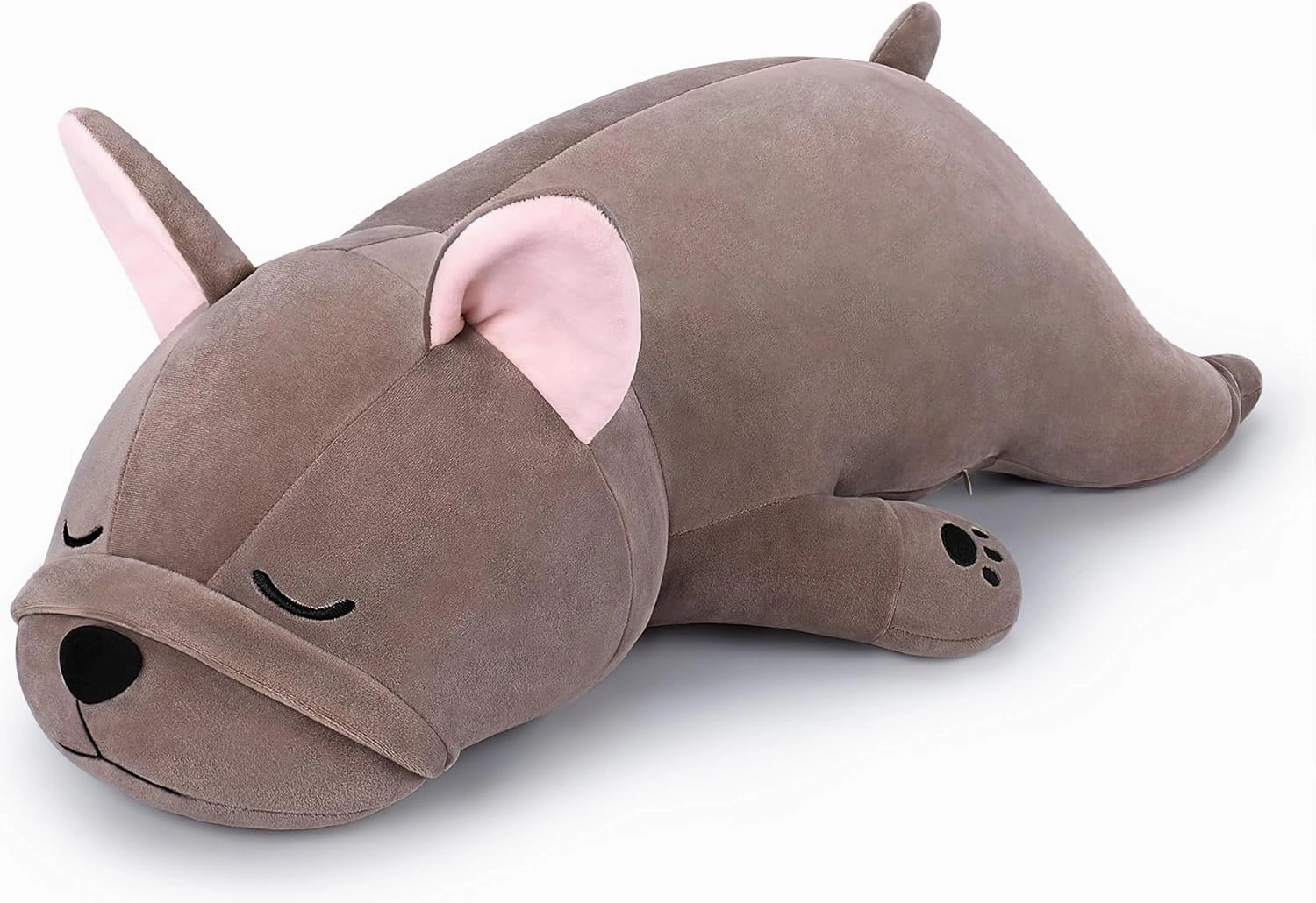 Auspicious beginning 30'' Giant French Bulldog Plush Stuffed Animal- French Bulldog Dog Plush Pillow Plushies, Large Sleeping Body Pillow Dog Plushie Toy, Christams Birthday Gifts for Kids Girls Boys