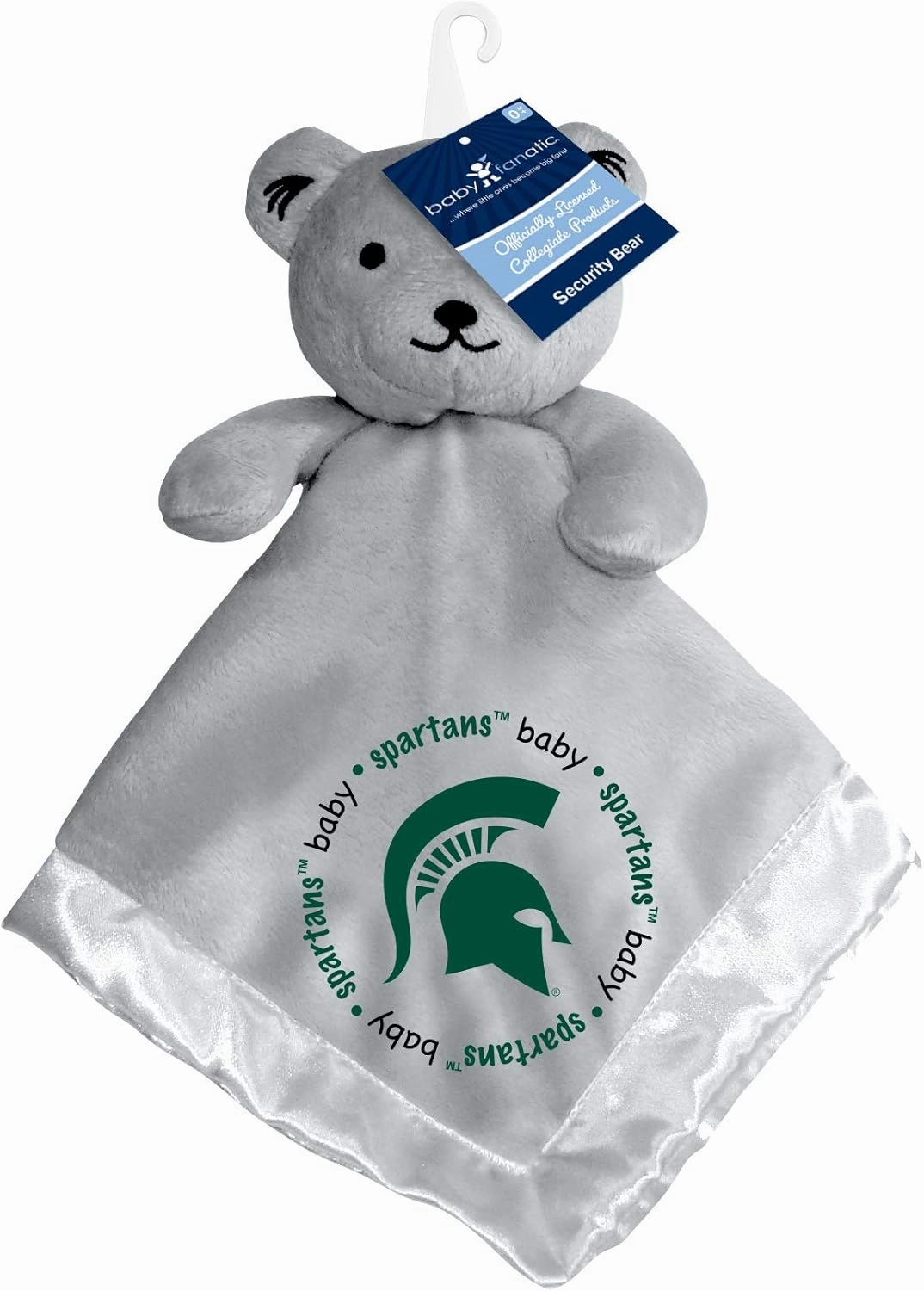 Baby Fanatic Gray Security Bear - NCAA Michigan State Spartans - Officially Licensed Snuggle Buddy